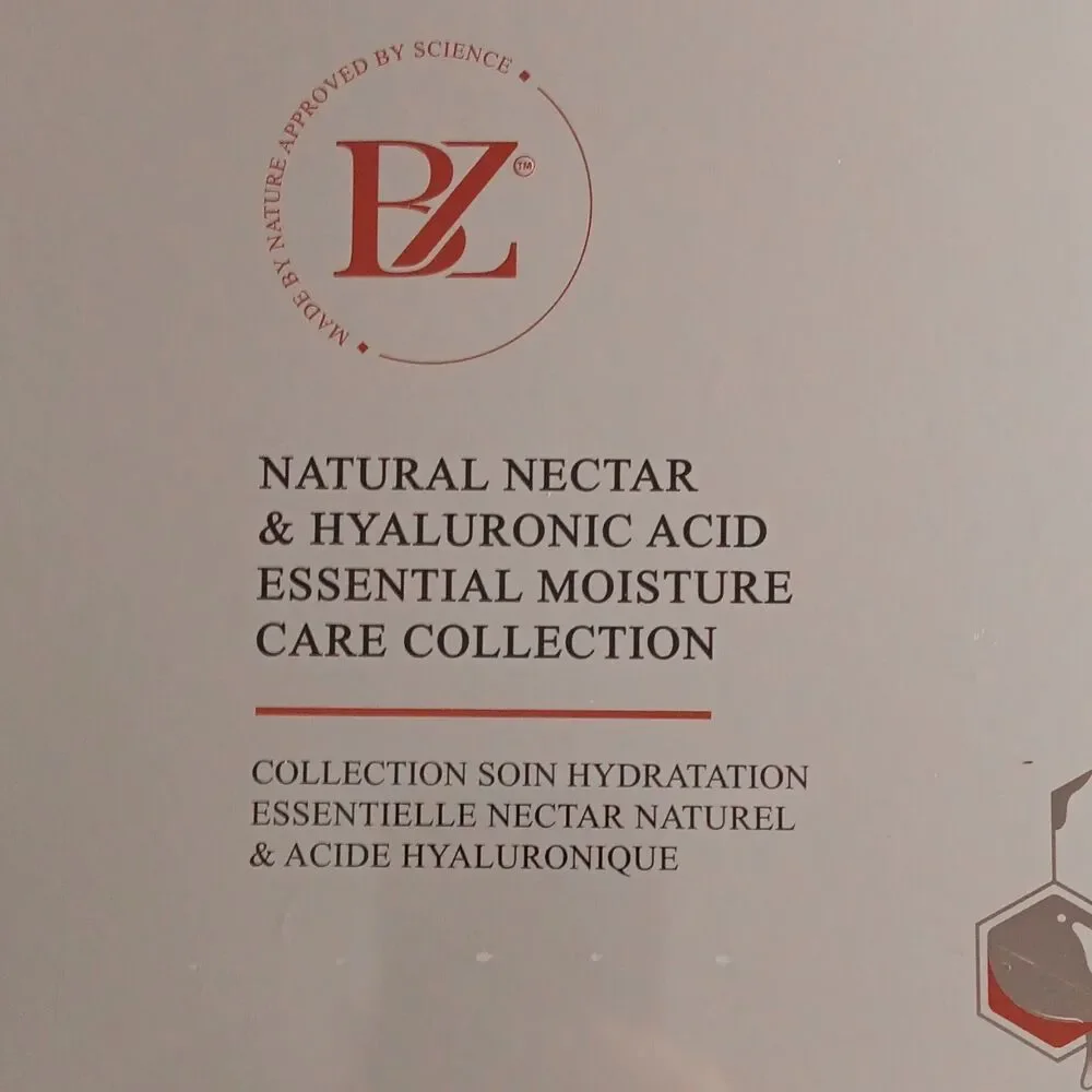 BZ Natural Nectar & Hyaluronic Acid Hydrating Face/Eye Set Cleanser Toner